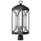 Nuvo Oaklyn - 1 Light Post Top - Matte Black with Clear Glass 60/8124 - alternate 3